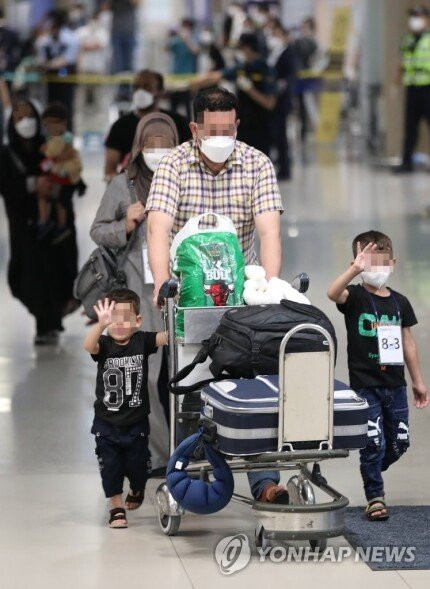 한국 온 아프간인들 사진 모음