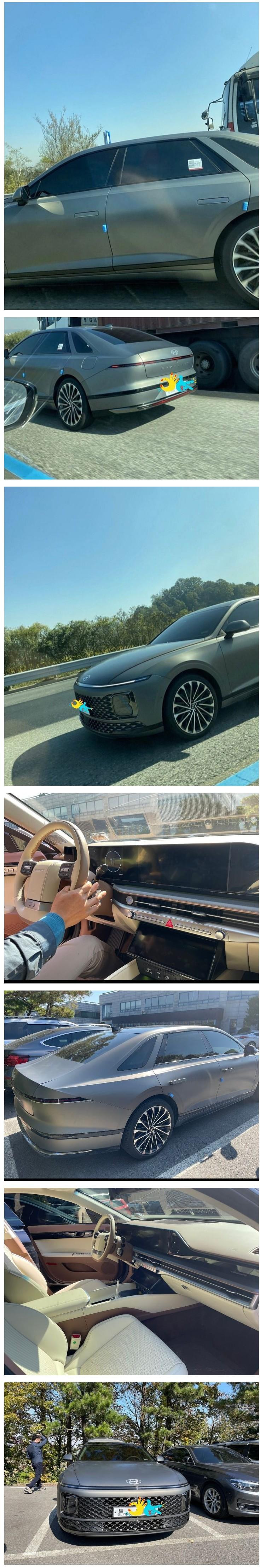 그랜저 풀체인지 실사 다른사진