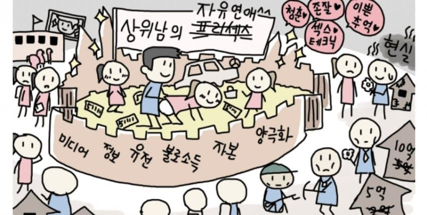 대한민국 연애 시장.. 요약 단 한 장