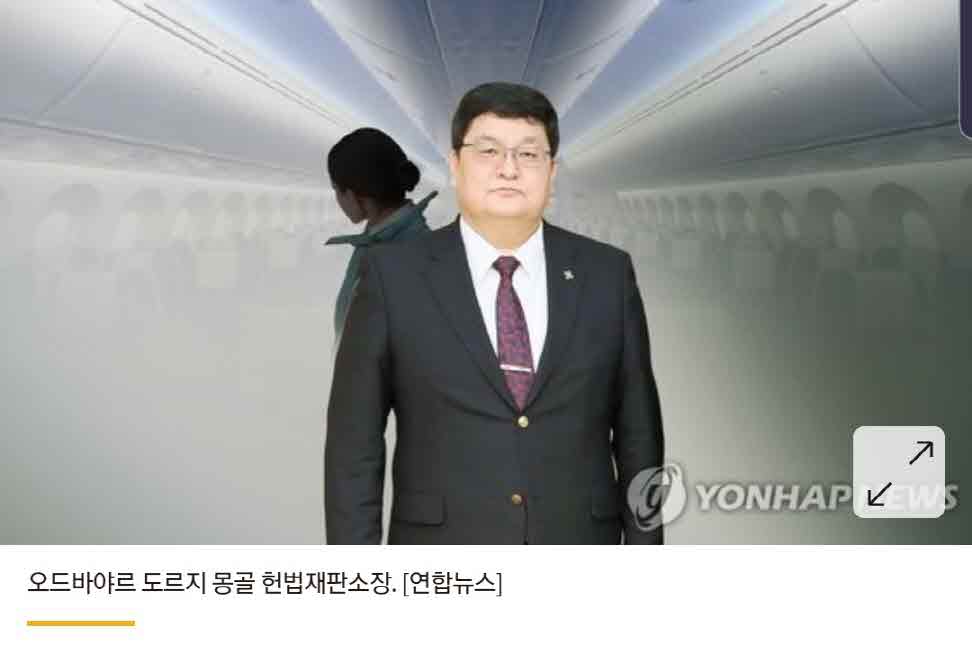 "나 아냐" 승무원 성추행혐의 몽골 헌재소장, 한국서 2차 조사