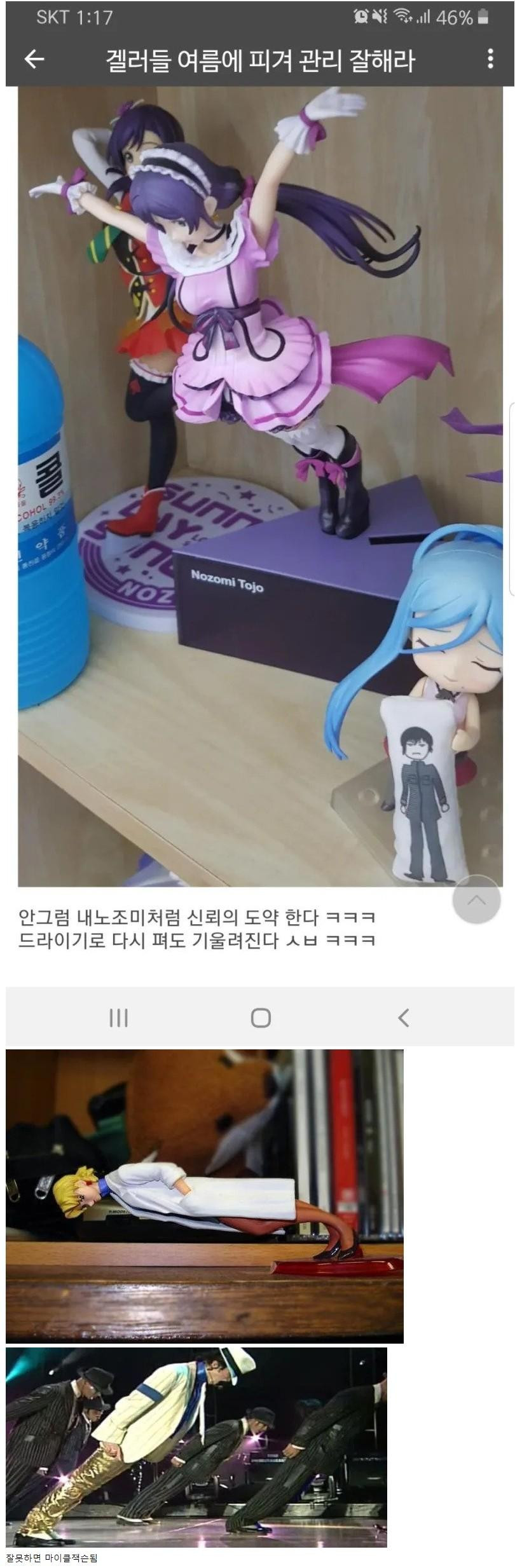 여름철 피규어 관리 잘해야하는 이유