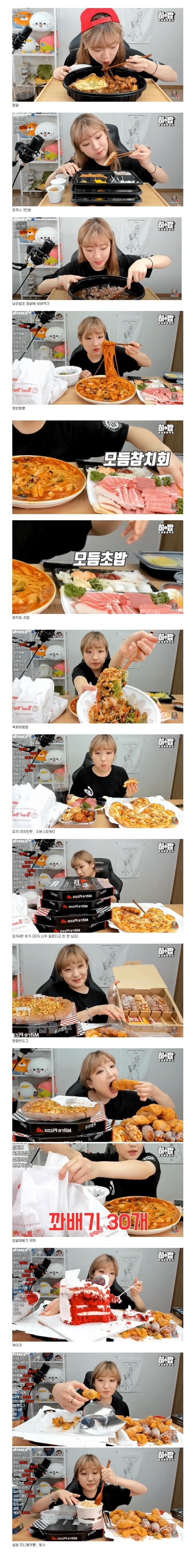 히밥 한끼 식사량