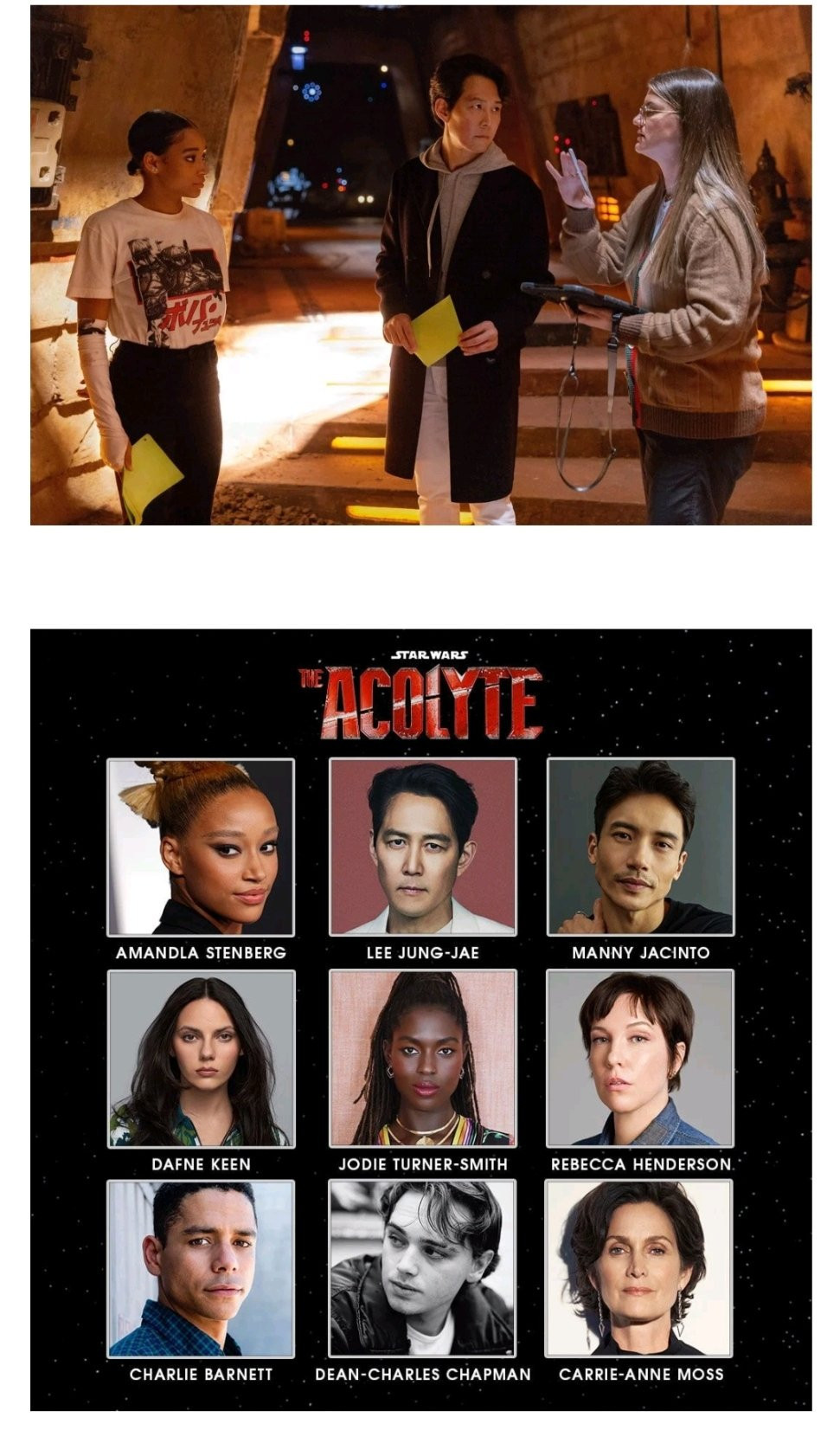 방금 공개된 이정재 스타워즈 촬영현장