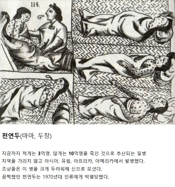 인류 역사에 큰 영향을 끼쳤다는 질병