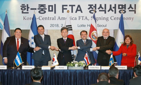 한-중미, 의약품 등 FTA 발효 10월 1일 적용 니카라과·온두라스 우선 적용…코스타리카·엘살바도르·파나마…